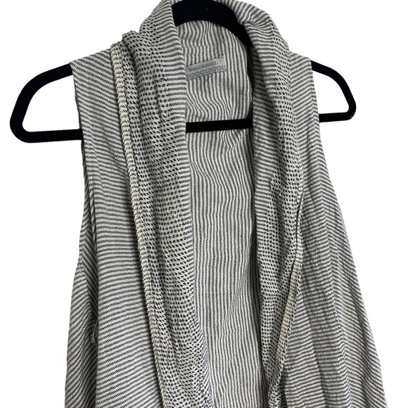 World Market Blue and Cream Fringe Vest Duster OS - Picture 6 of 10